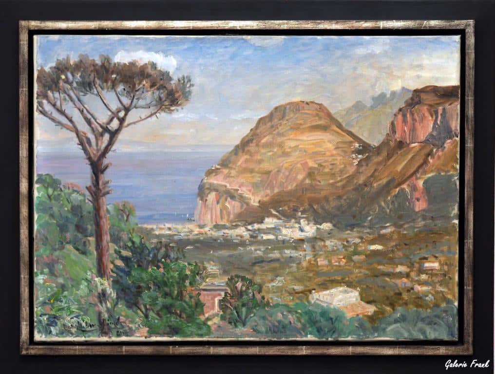 Wilhelm von Hillern-Flinsch: "Blick auf Neapel“