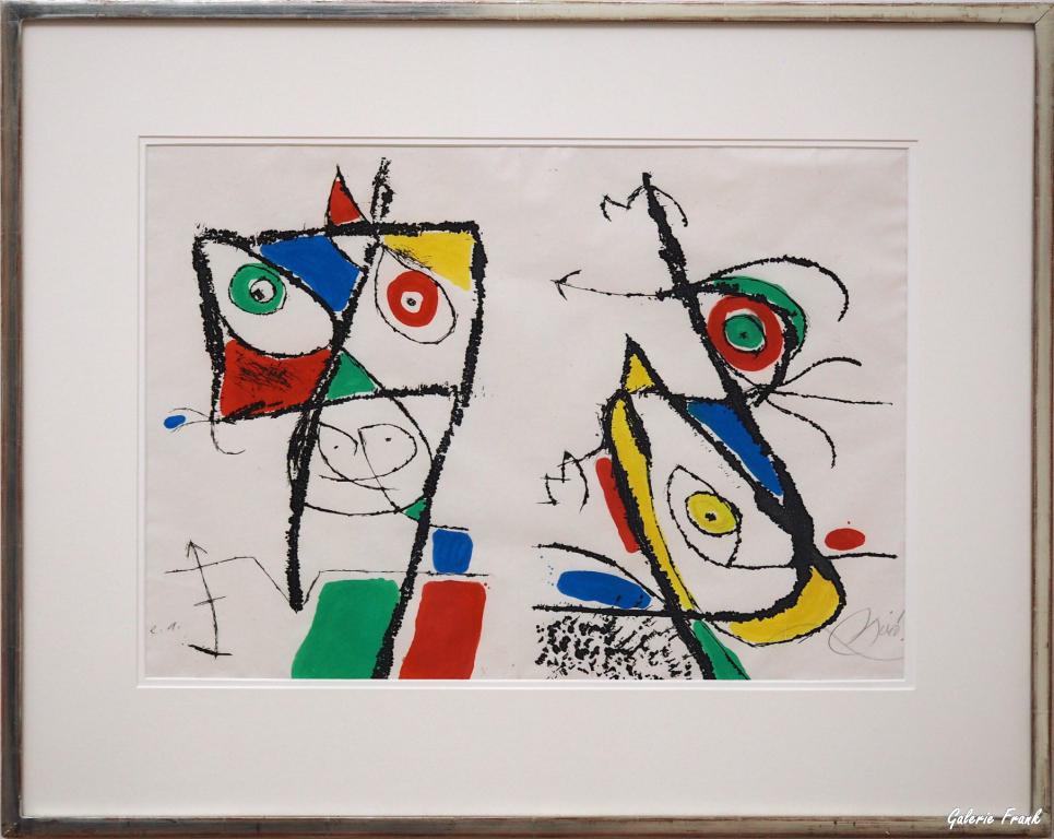 Joan Miró: aus "Le Courtisan Grostesque"