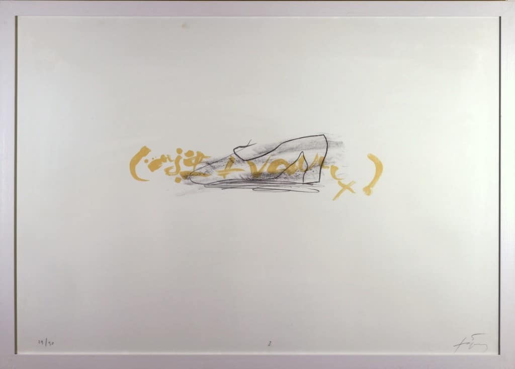 Antoni Tàpies: "Kleiner Schuh"